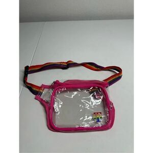 Tmobile Transparent Fanny Pack Waist Pouch Belt Bag Pink LGBTQ Pride Exclusive